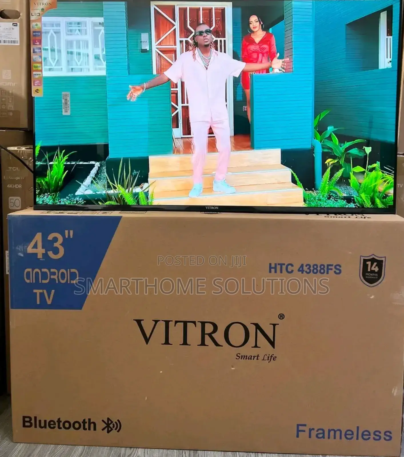 Vitron 43inch With Bluetooth And Wifi Connectivity