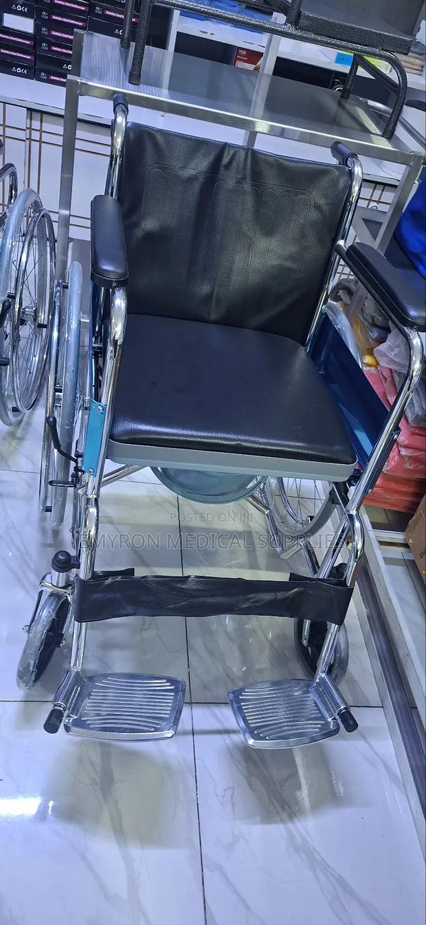 Standard Commode Wheelchair - main view