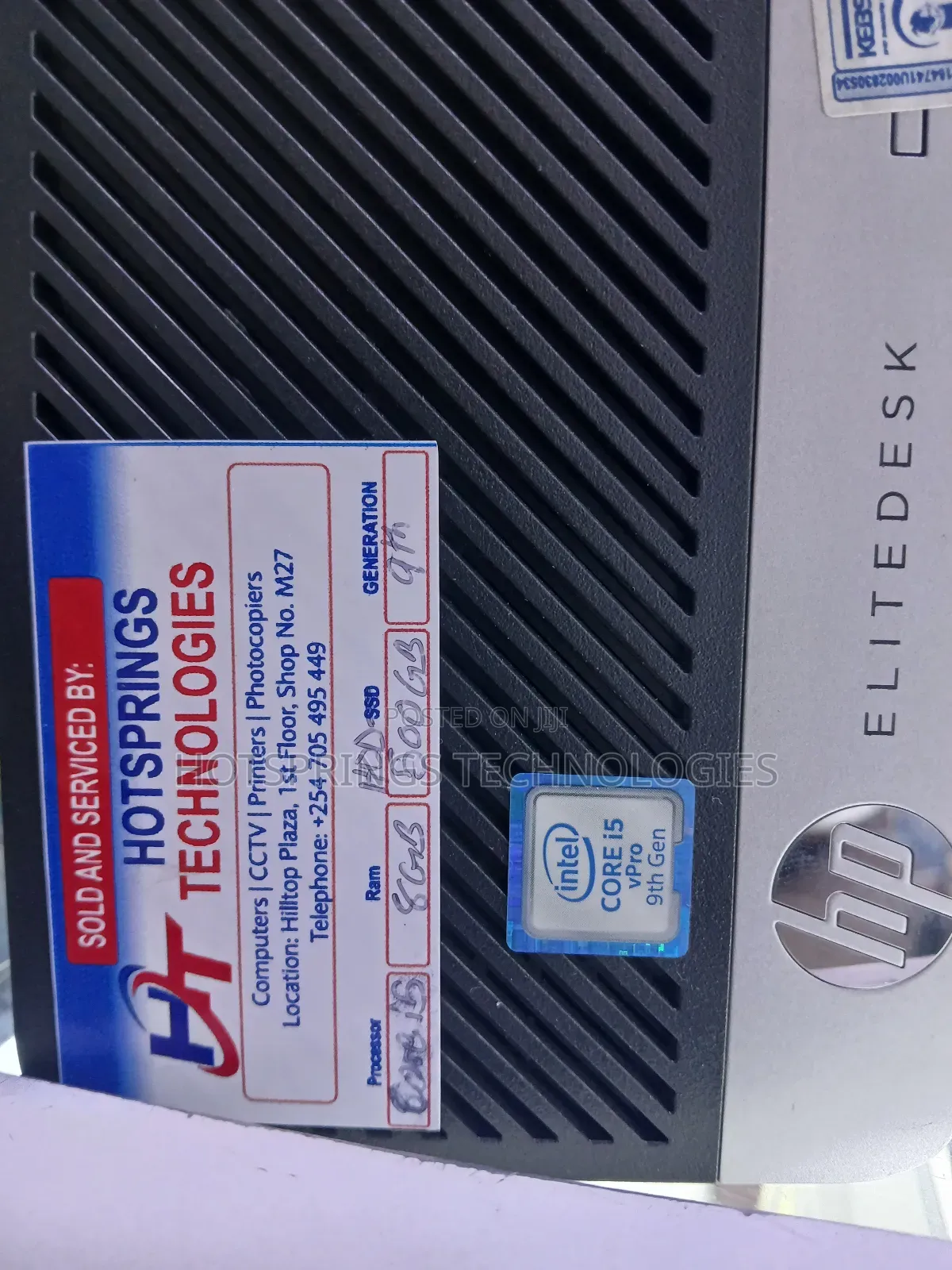 Desktop Computer HP EliteDesk 800 8GB Intel Core i5 HDD 500GB