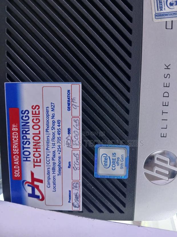 Desktop Computer HP EliteDesk 800 8GB Intel Core i5 HDD 500GB - thumbnail 3