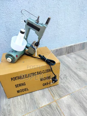 Portable Electric Bag-Closing Sewing Machine, Model Gk9-2.