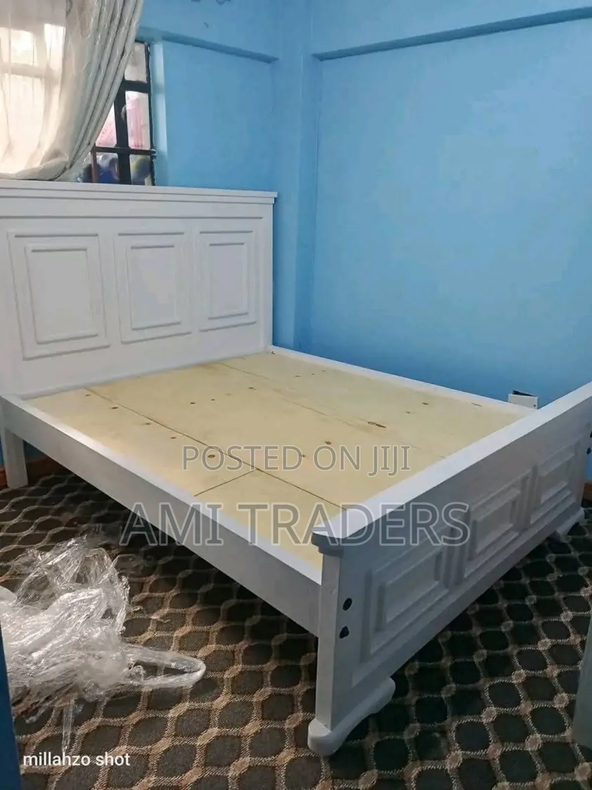 Nordic White Bed 5*6