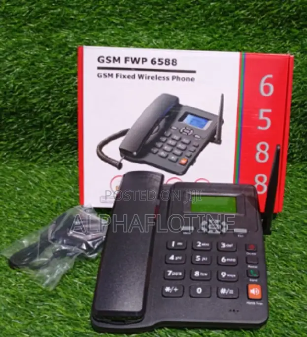 GSM 6588 Deskphone Wireless Phone Compatible With All Networks