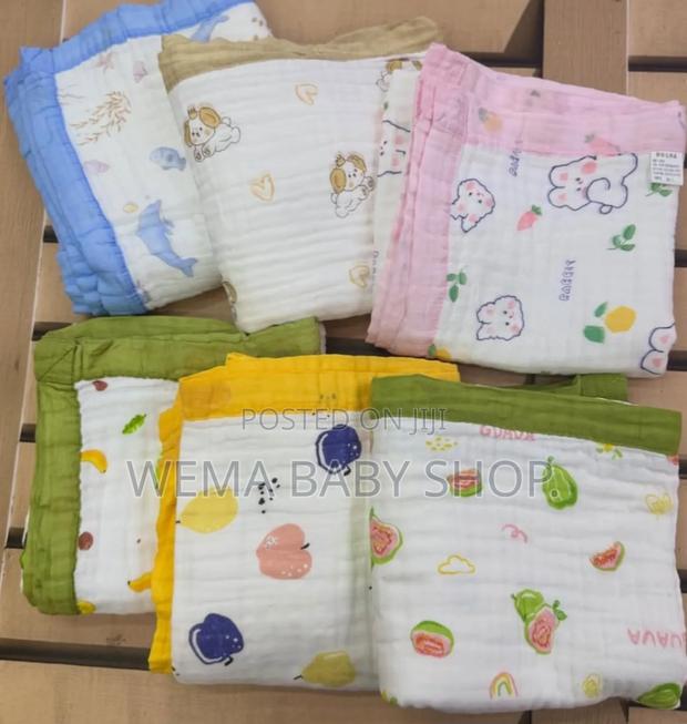 Baby Muslin Shawl/Swaddle Blanket (1m×1.5m) - thumbnail 3