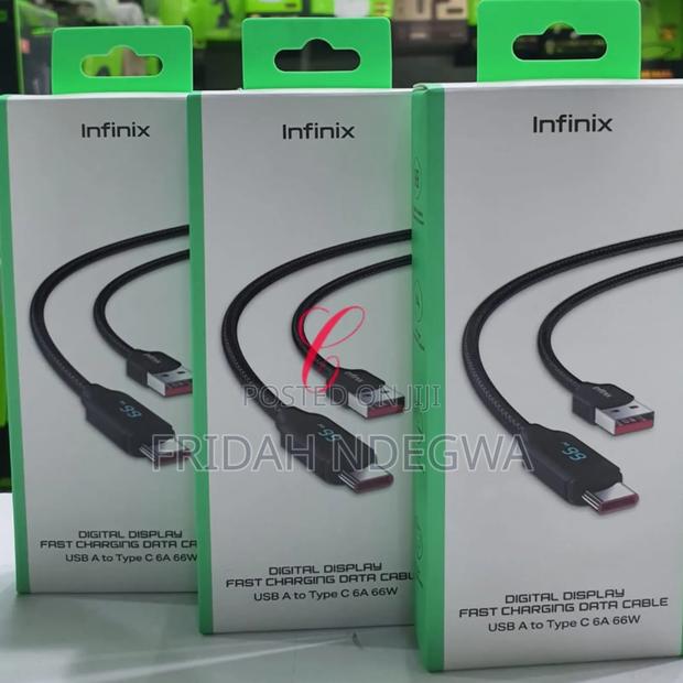 Infinix Xdc76a *66w 6a Type C* Fast Charging Usb Data Cable