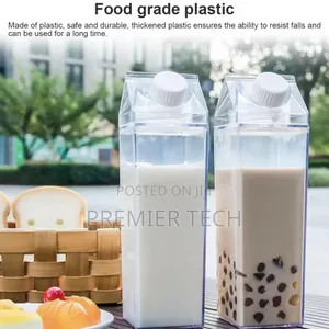 1l Acrylic Fridge Bottle With Tight Duo Lid