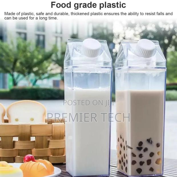 1l Acrylic Fridge Bottle With Tight Duo Lid