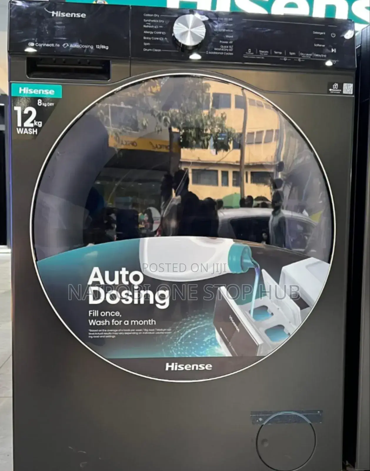 Hisense 12kg Wash and Spin Washing Machine