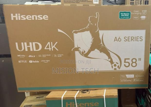 Hisense 58" Uhd Frameless A6 Series  - thumbnail 2