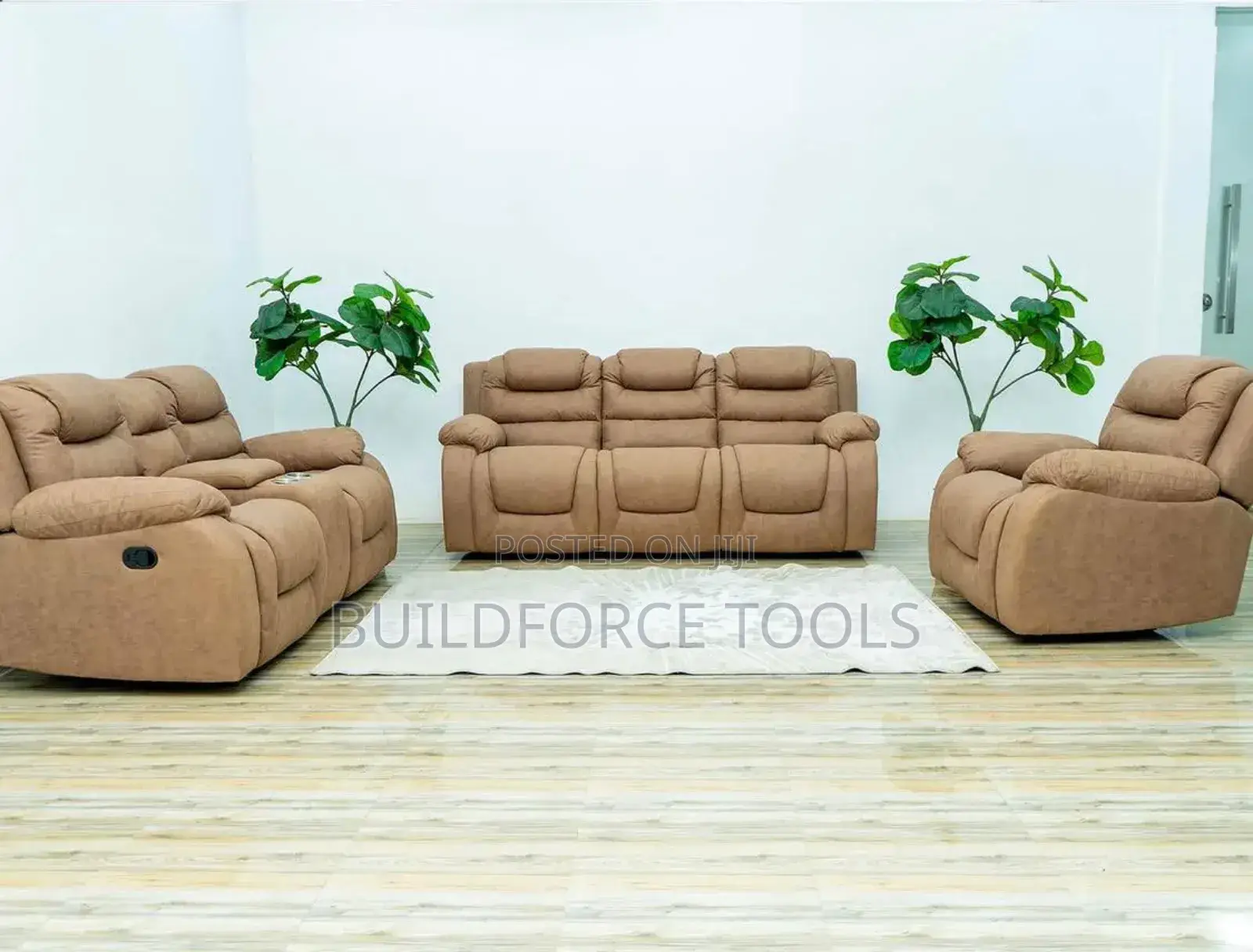 Six Seater Recliner Sofa Set