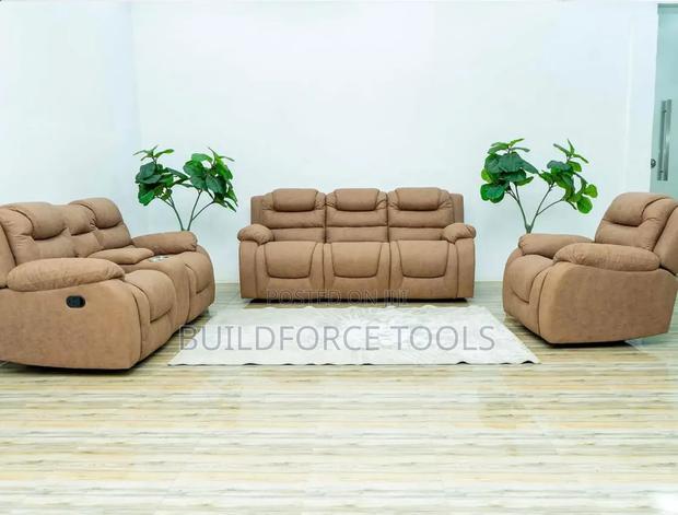 Six Seater Recliner Sofa Set