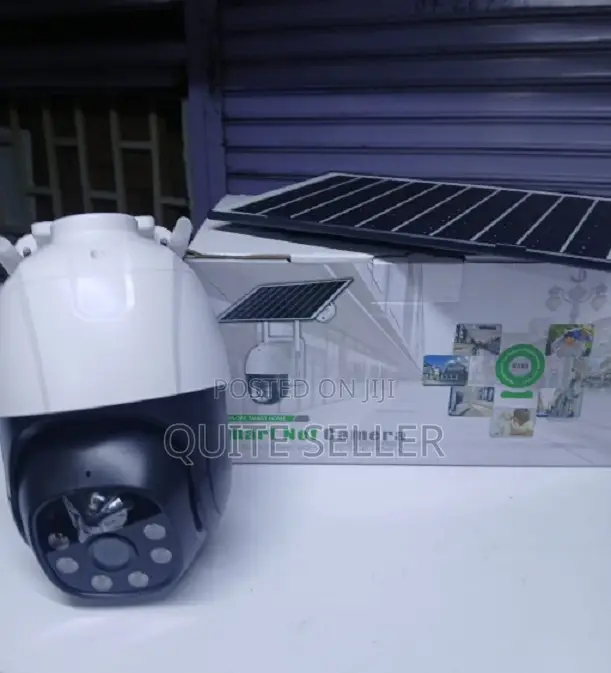 4g Solar Powered PTZ Camera V380 Outdoor - No Wi-Fi Required