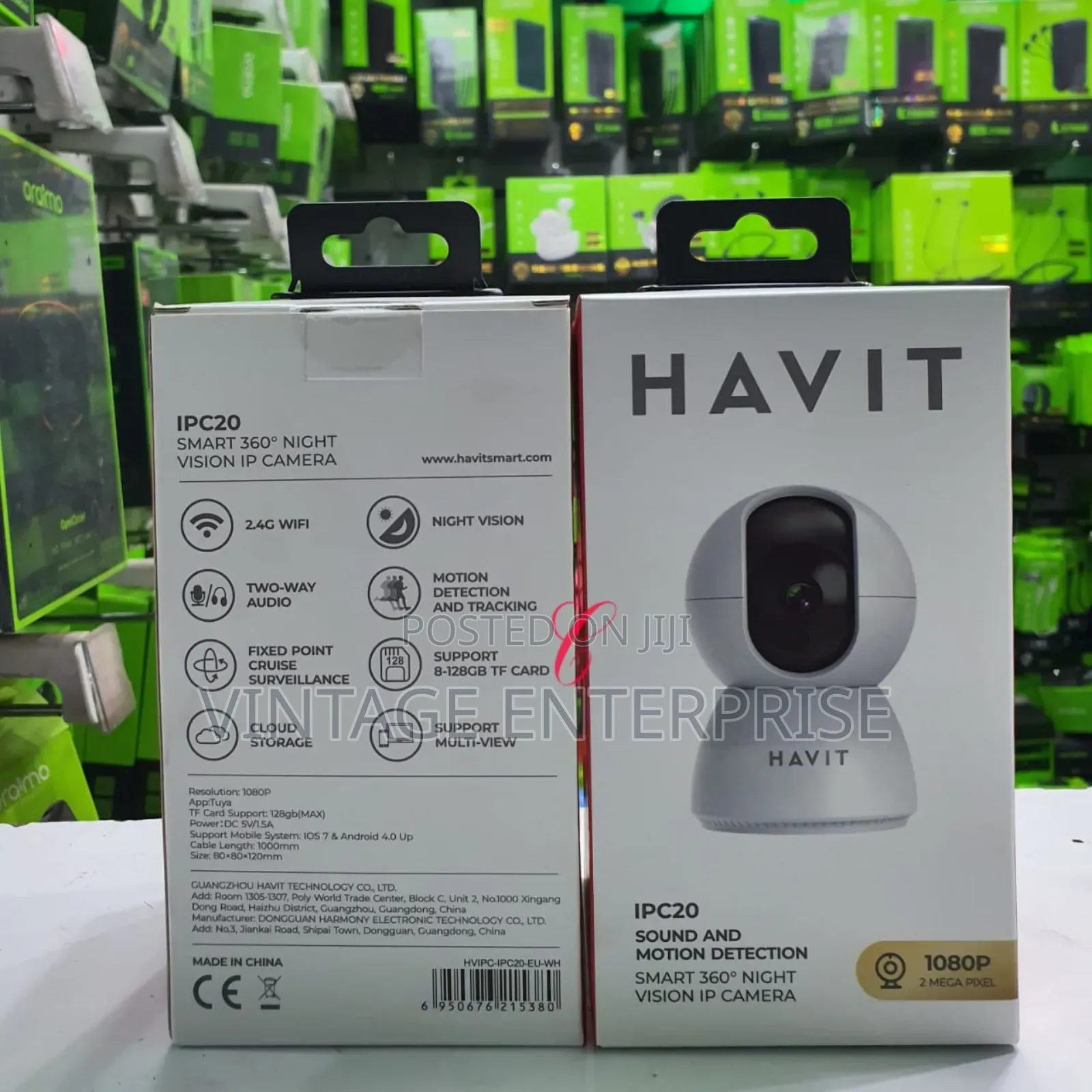 Havit Ipc20 *1080p 2mp* Sound and Motion Detection Smart 3600
