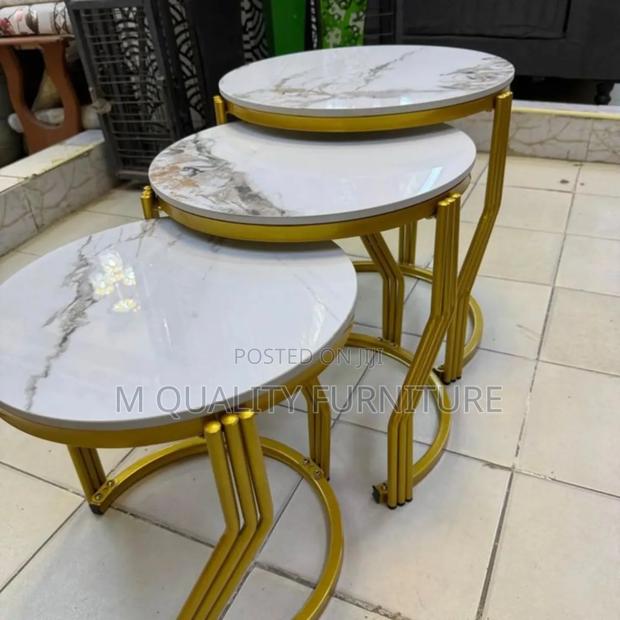 3 In1 Circular Coffee Table - main view