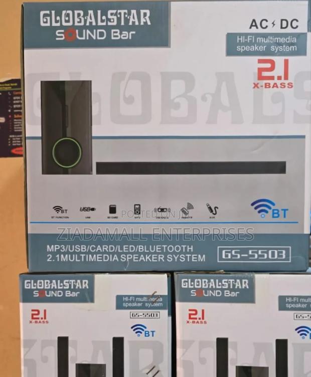 All-in-One Globalstar V527 2.1ch Sub Woofer With Bt/Usb/Fm