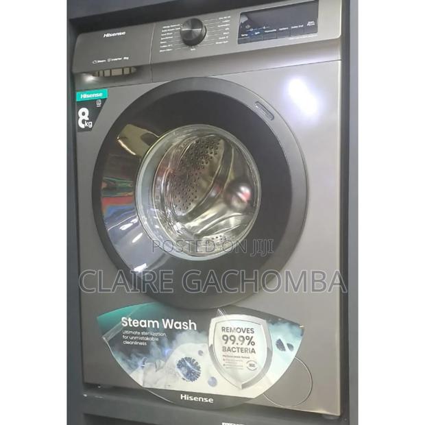 Hisense 8kgs Wash and Spin Washing Machine Front Load Full Automatic - main view