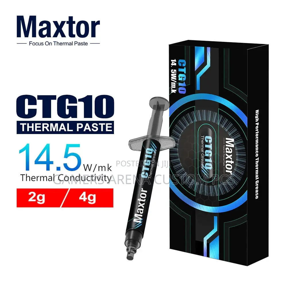 Maxtor Ctg10 14.5w/M-K Thermal Paste Premium Performance Cpu Gpu Ps5