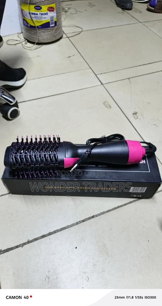 Electric Hair Straightener Brush Dryer