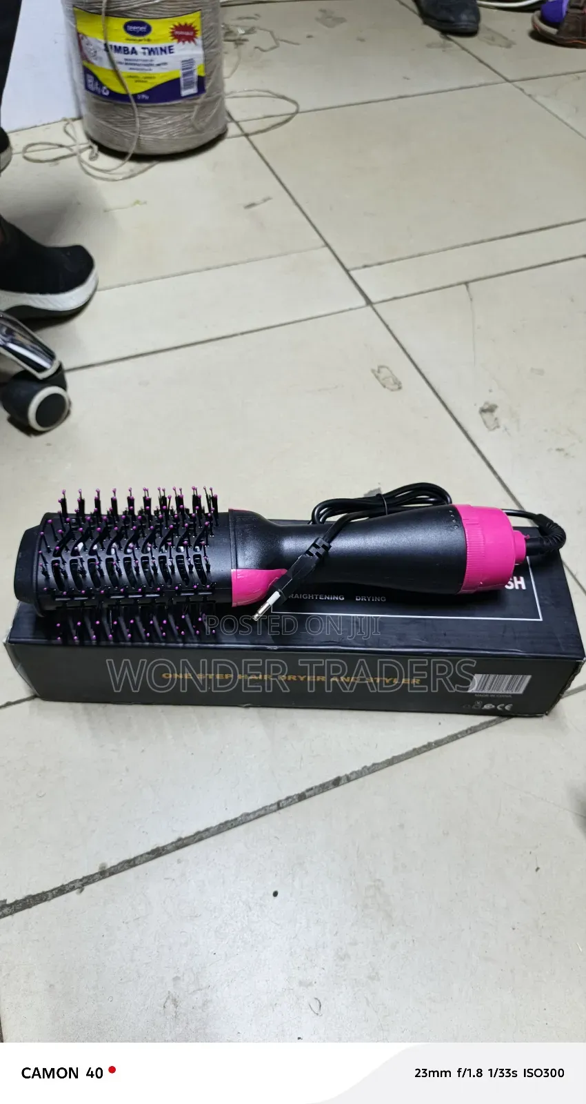 Electric Hair Straightener Brush Dryer