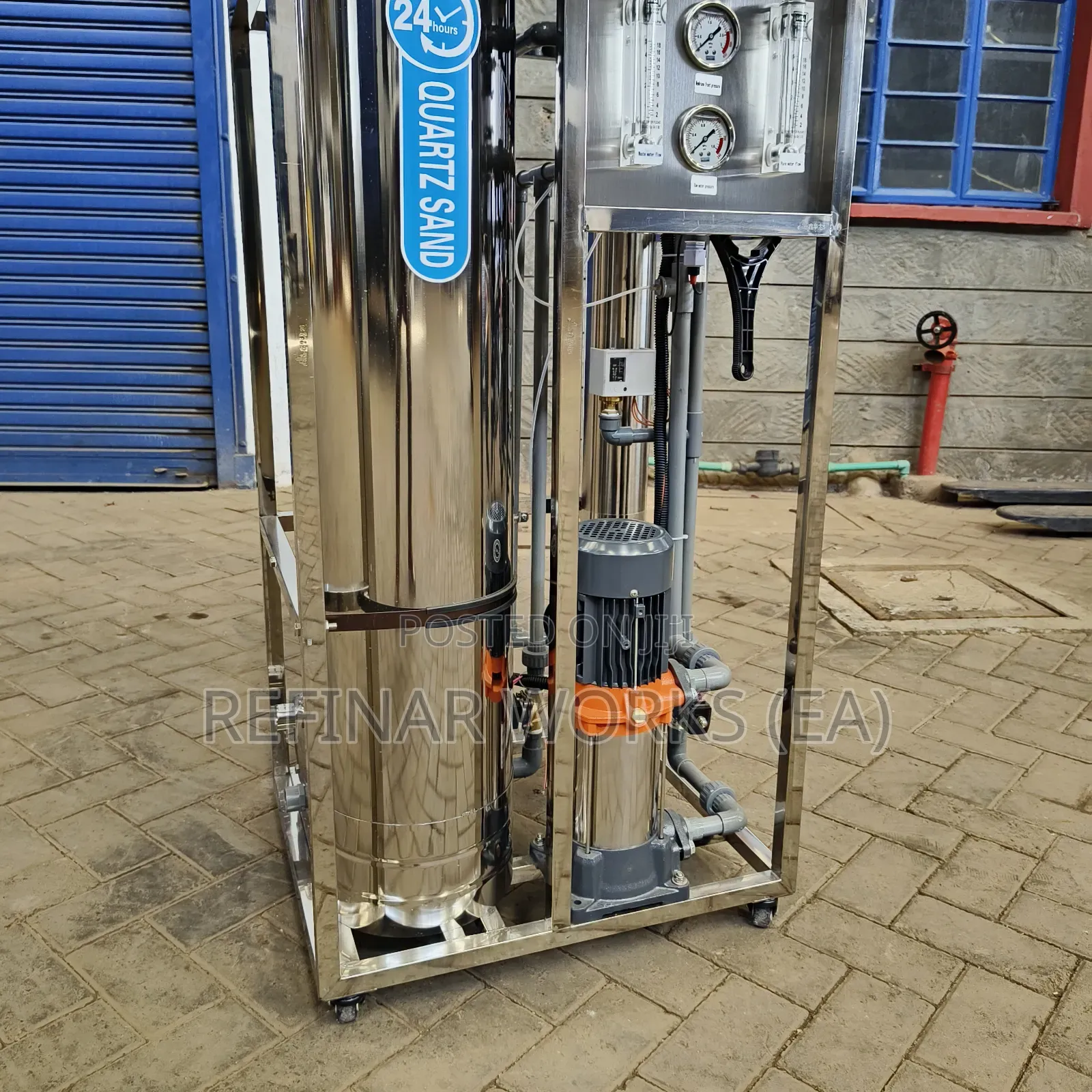 Stainless Steel Ro Plant for Municipal Borehole Water Purification