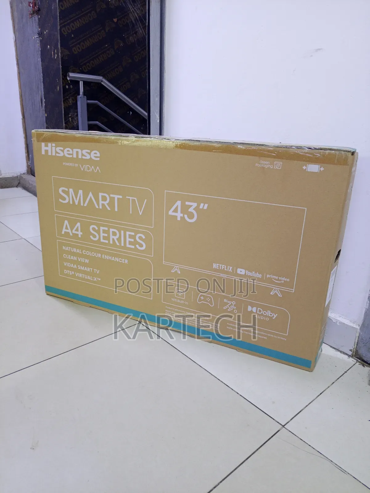Hisense 43′′ 43a4k Full Hd Smart Tv – Vidaa Os