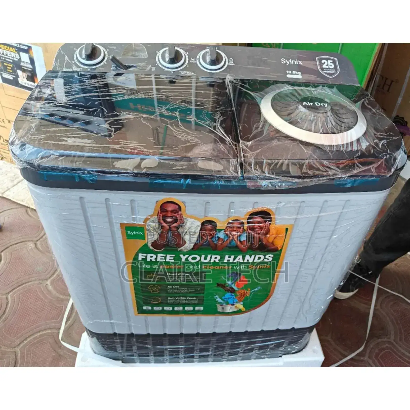 Syinix 10kgs Top Load Twin Tub Washing Machine