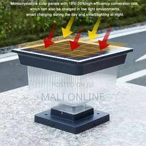 Super Bright Solar Post Light Outdoor Led Lantern 5w Ip65