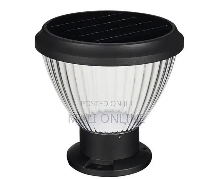 Led Outdoor Post Light Solar Pillar Gate Lamp Waterproof Garden Lanten