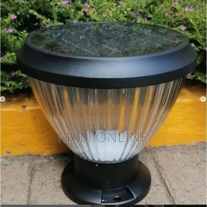 Led Outdoor Post Light Solar Pillar Gate Lamp Waterproof Garden Lanten