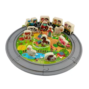 Farm and Forest Track Puzzle