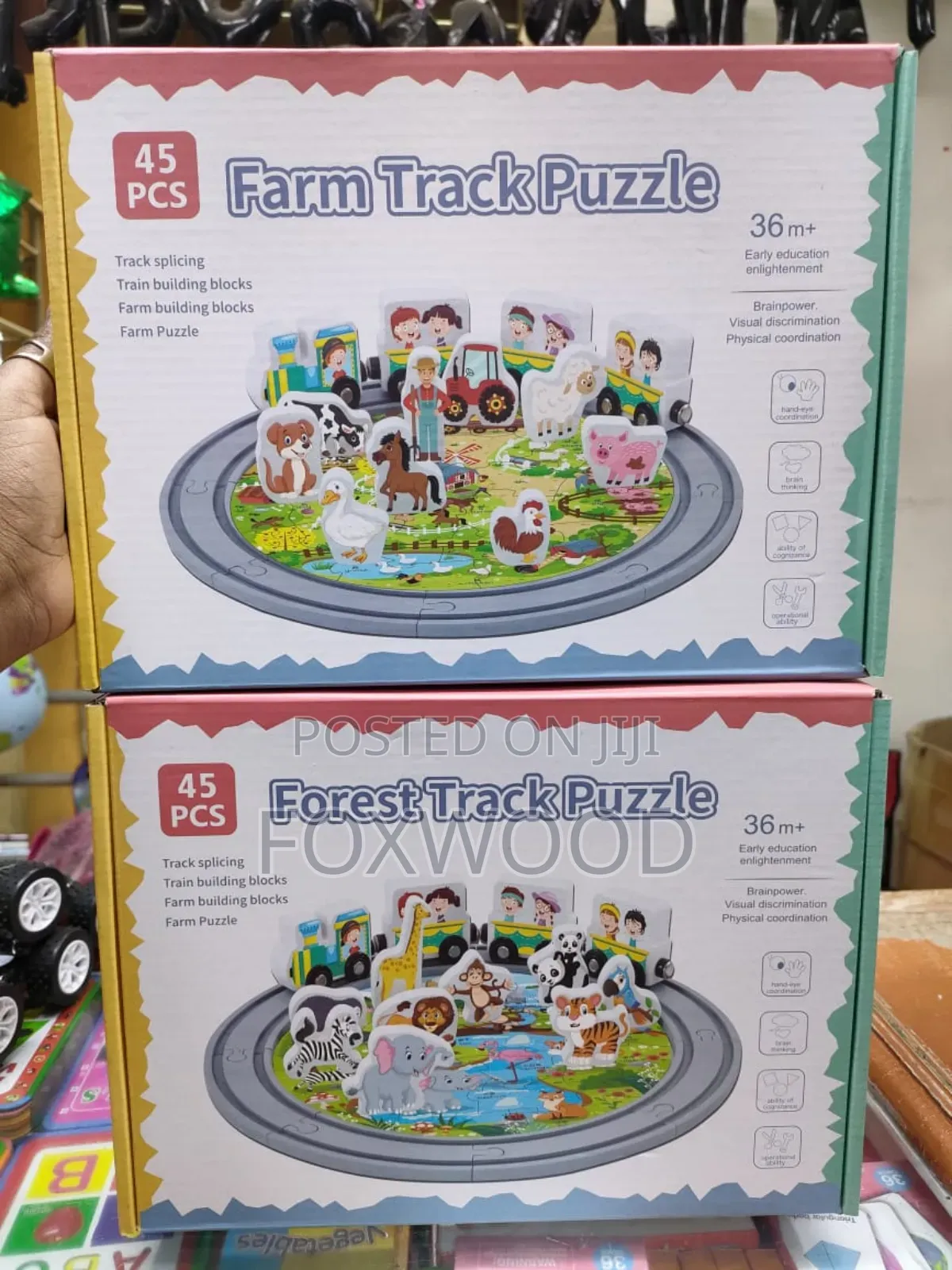 Farm and Forest Track Puzzle