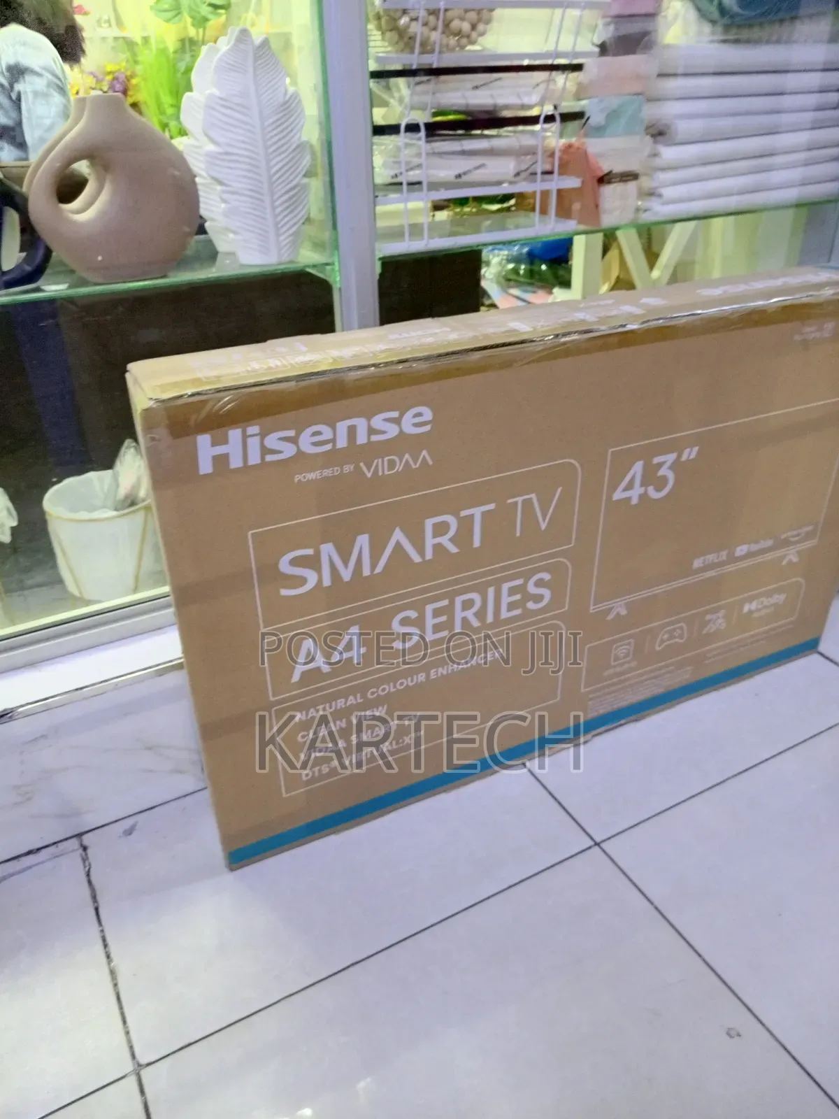 Hisense A4 Series 43" FHD Smart Frameless Tv