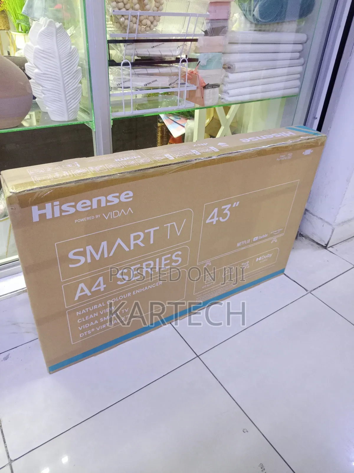 Hisense A4 Series 43" FHD Smart Frameless Tv