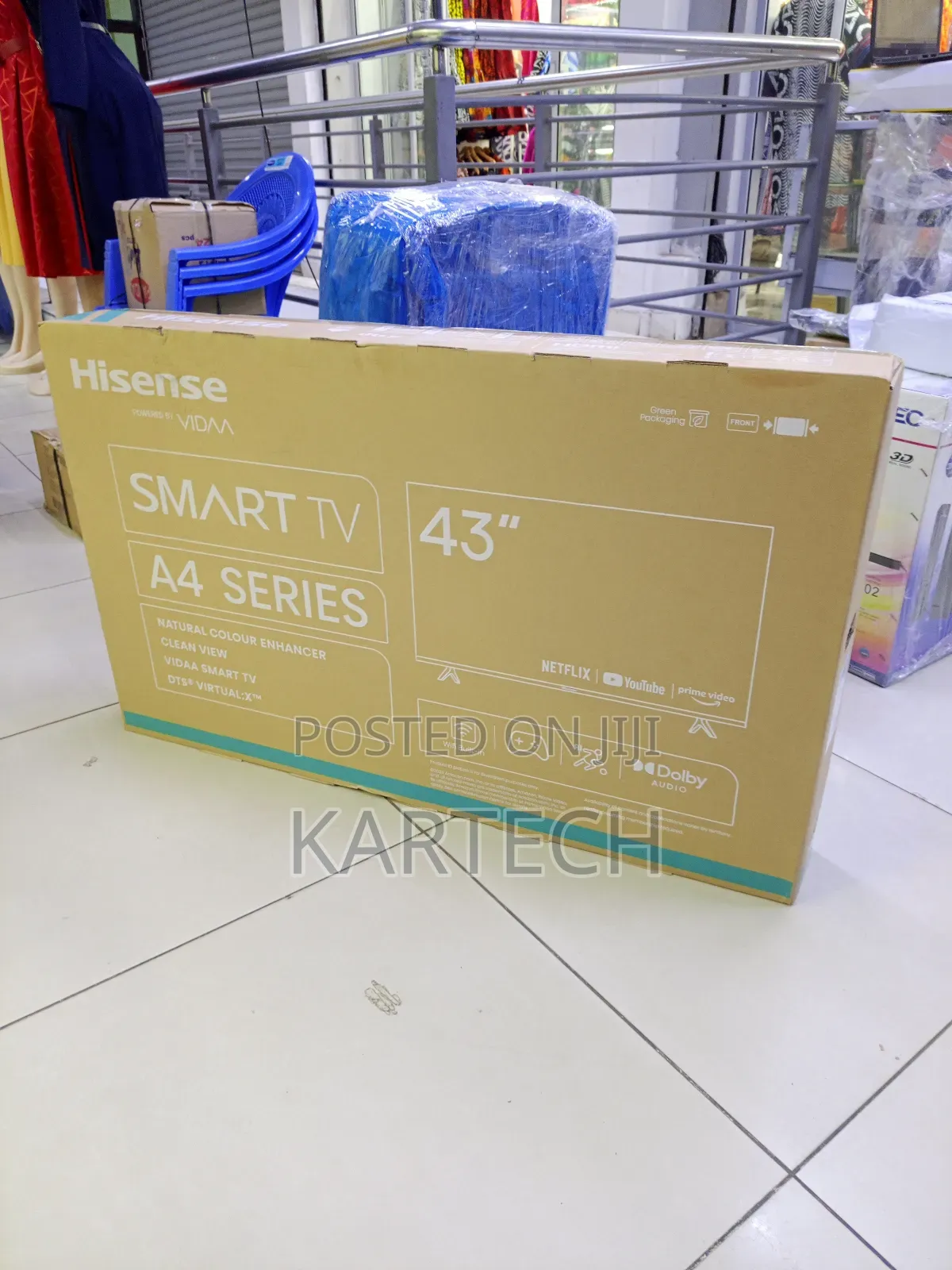 Hisense A4 Series 43" 43a4kken FHD Smart Led Tv Youtube, Netflix
