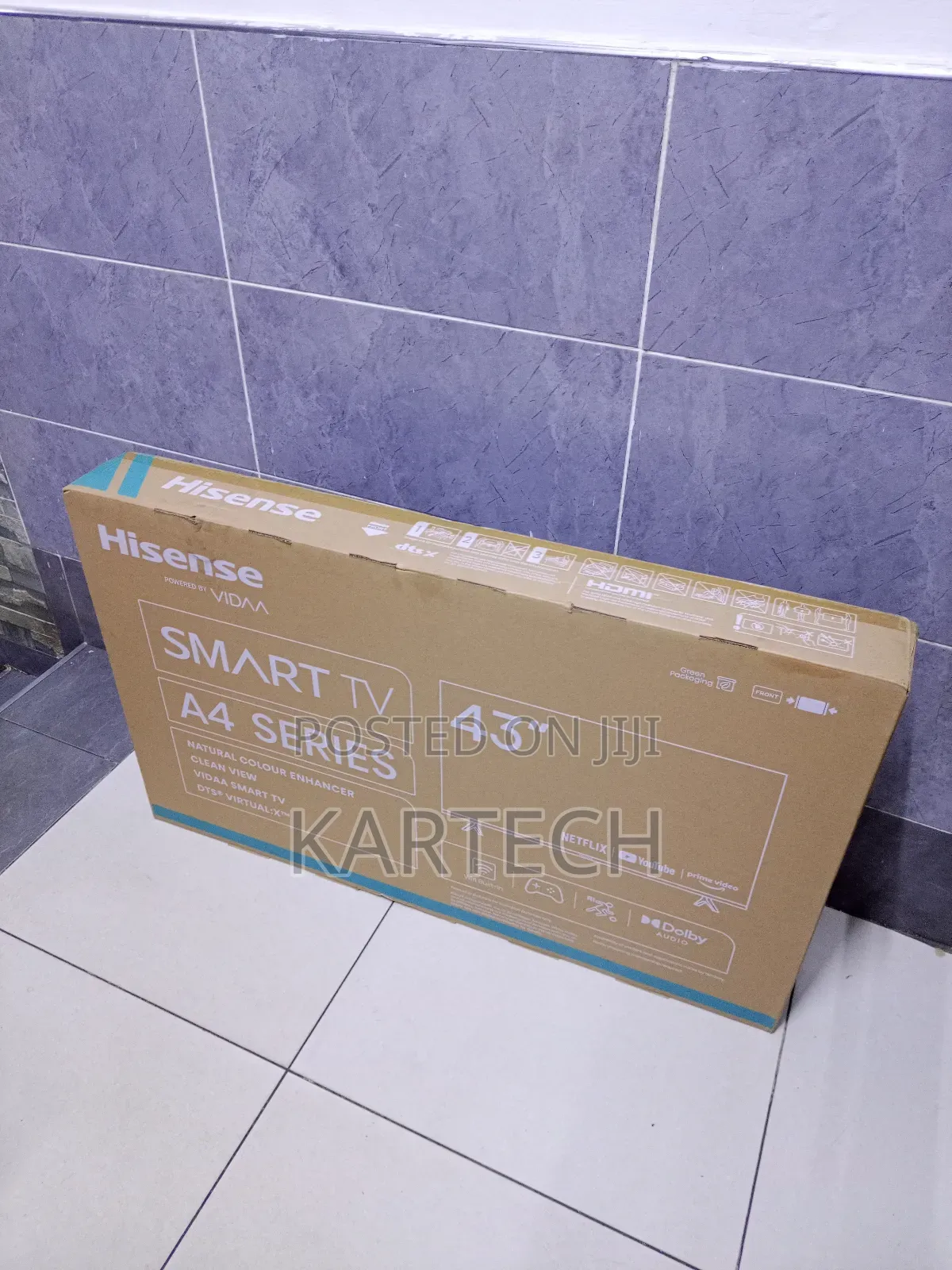 Hisense 43′′ Smart Frameless Tv (43a4k) Full Hd, Vidaa