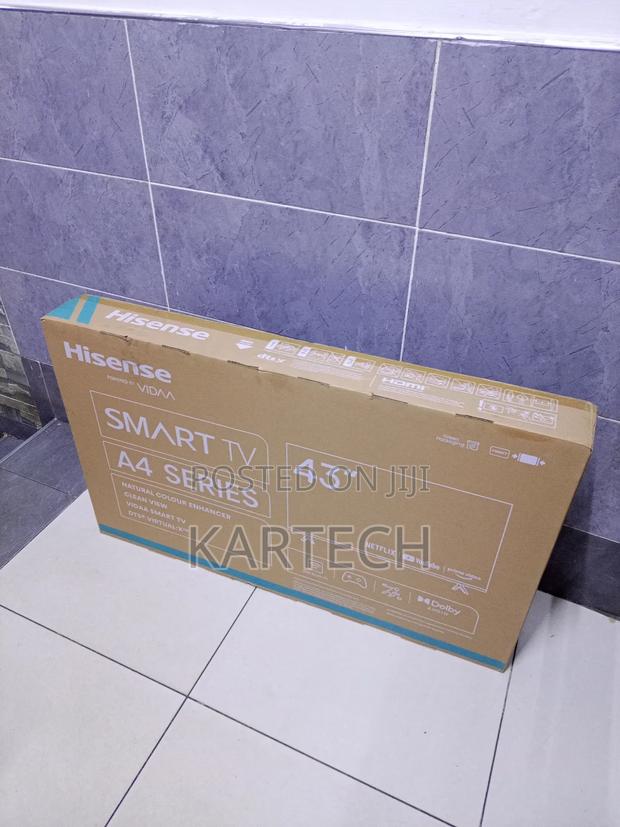 Hisense 43′′ Smart Frameless Tv (43a4k) Full Hd, Vidaa