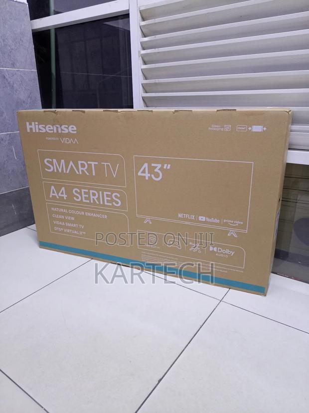 Hisense 43′′ Smart Frameless Full Hd, Vidaa
Led Tv - main view
