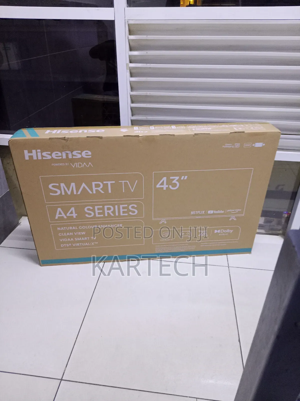 Hisense 43′′ Smart Frameless Full Hd, Vidaa
Led Tv