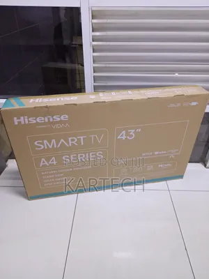 Hisense 43′′ Smart Led,Fhd, Vidaa
Bluetooth, Wifi, Bluetooth, Netflix