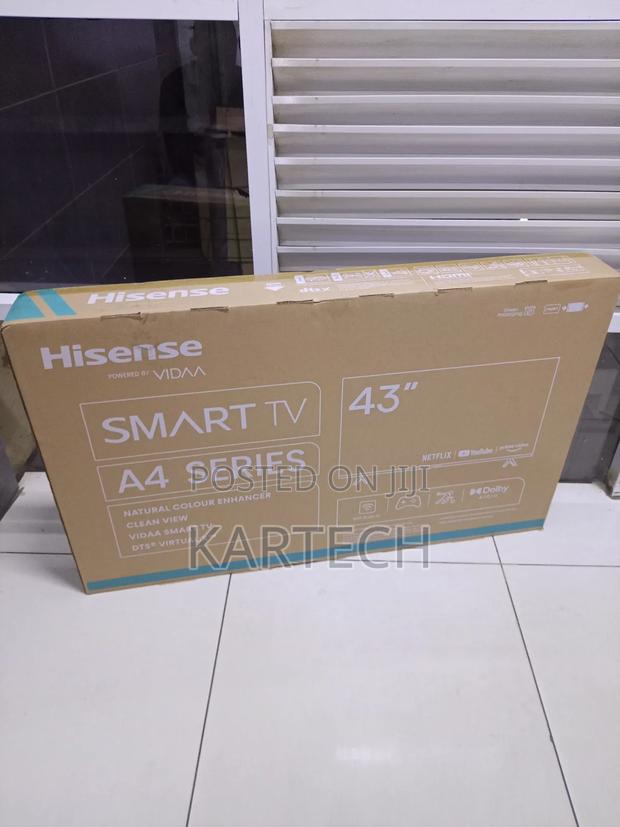 Hisense 43′′ Smart Led,Fhd, Vidaa
Bluetooth, Wifi, Bluetooth, Netflix - thumbnail 2
