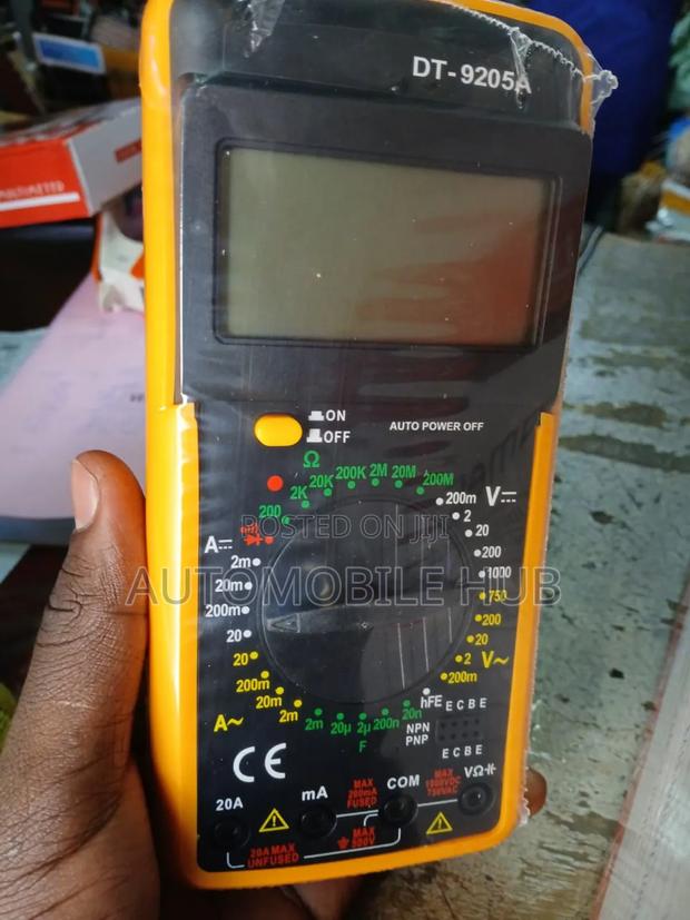 Dt-9205a Multimeter - main view