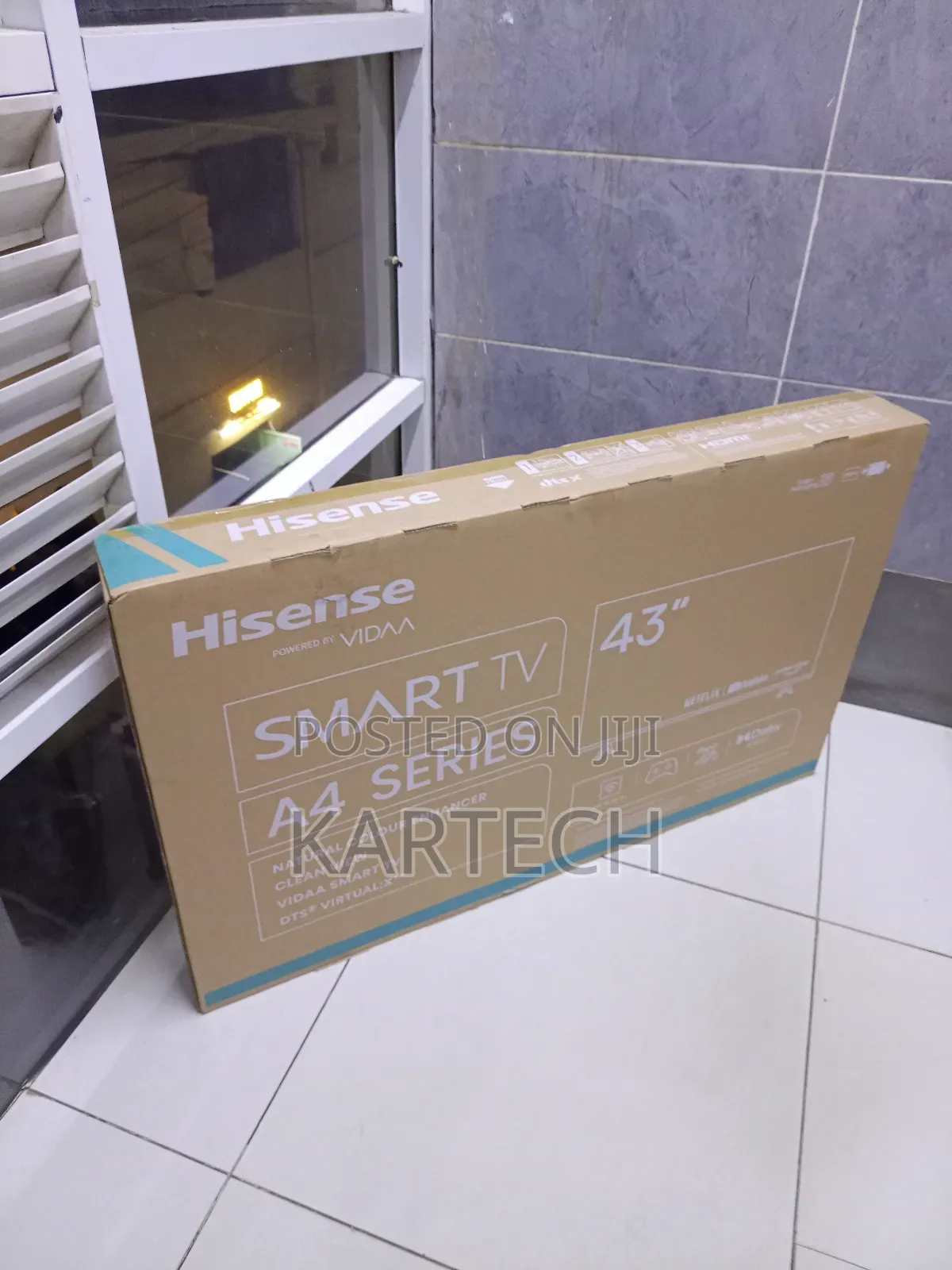 Hisense 43′′ Smart Tv Fhd,Bluetooth, Youtube, Netflix, Prime Video