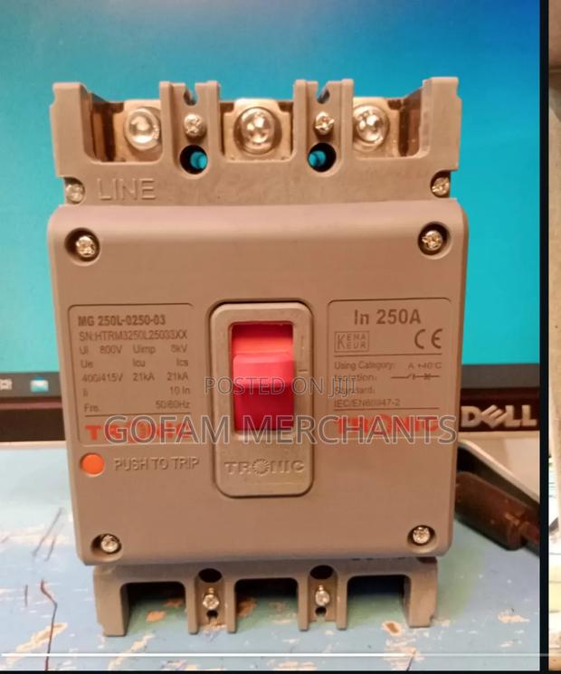 Tronic McCb 250 Amps 3 Pole Adjustable