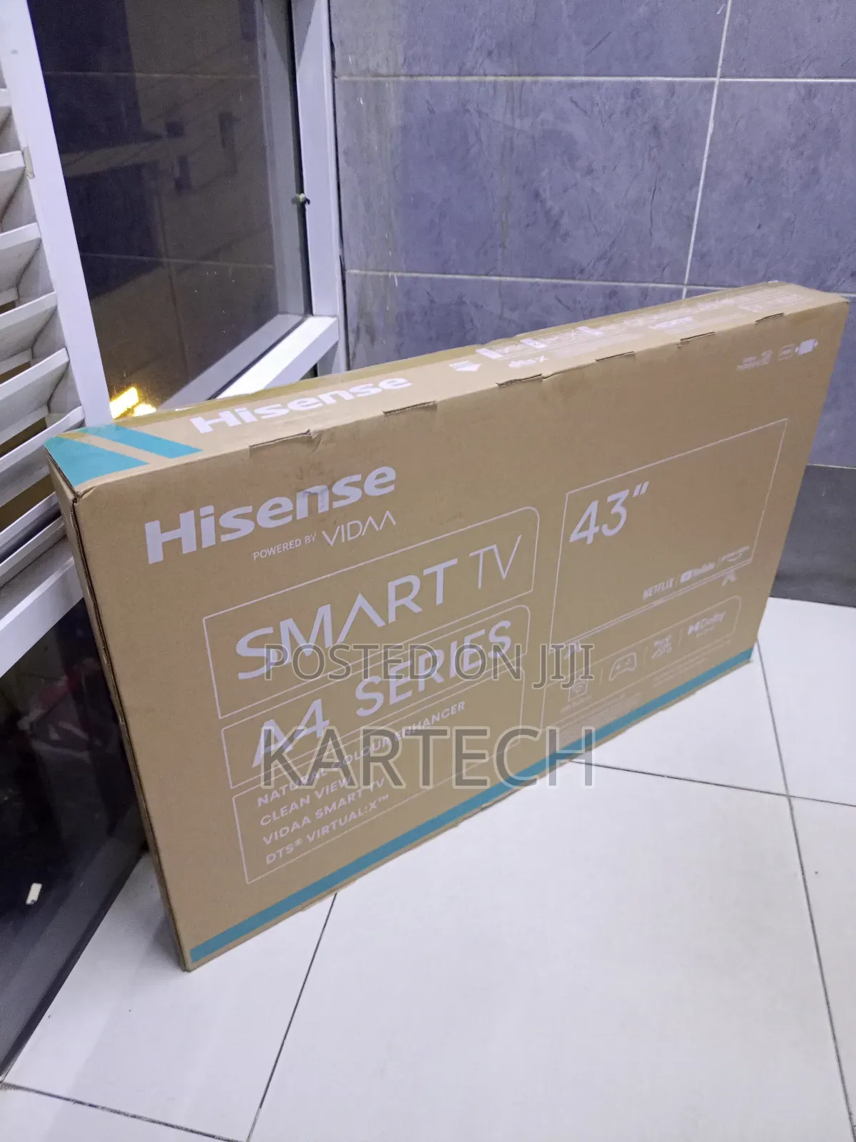 Hisense 43a4k 43′′ Smart Led Tv – Dolby Audio, Wi-Fi, Hdmi, Usb