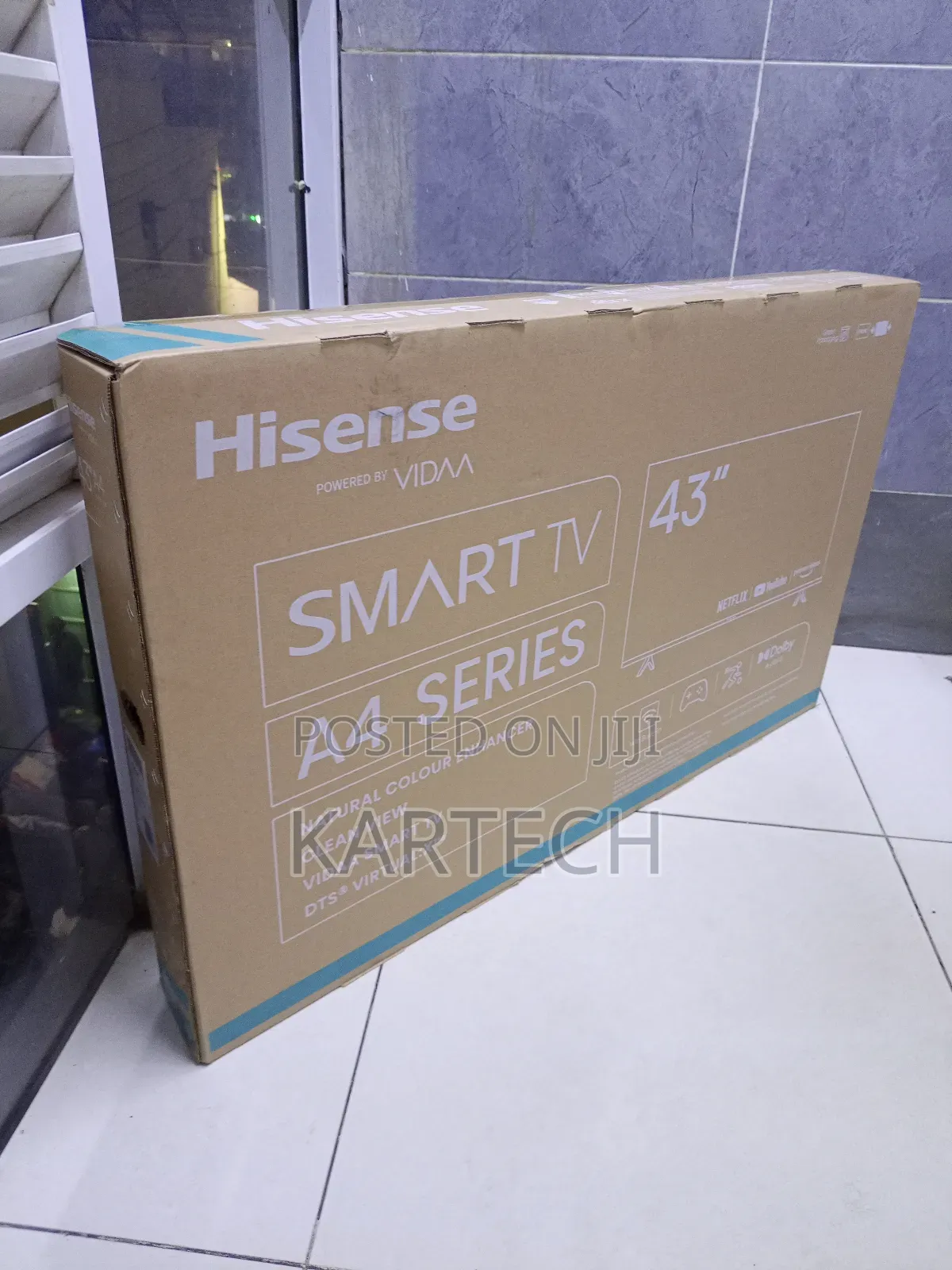 Hisense 43a4k 43′′ Smart Led Tv – Dolby Audio, Wi-Fi, Hdmi, Usb