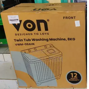 *Von 8kg Twin Tub Washing Machine