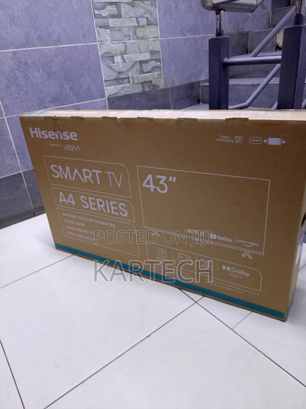 Hisense 43a4k 43′′ Smart Led Tv – Dolby Audio,Hdmi, Usb Bluetooth
