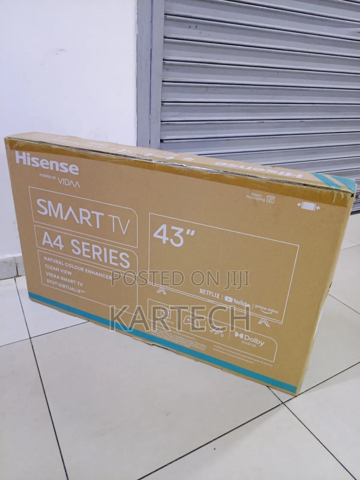Hisense 43a4k 43′′ Smart Led Tv – Dolby Audio, Bluetooth, Netflix
