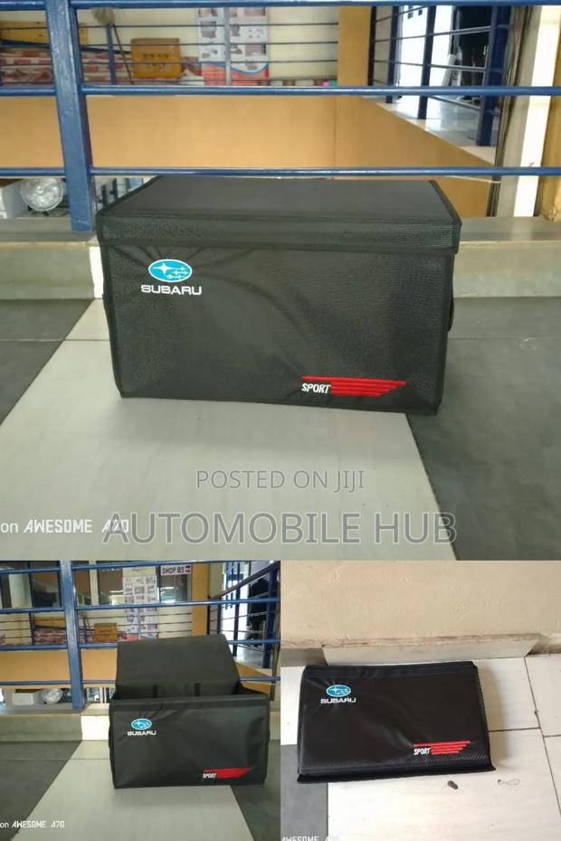 Subaru Boot Organiser - Car Boot Organiser Black - main view