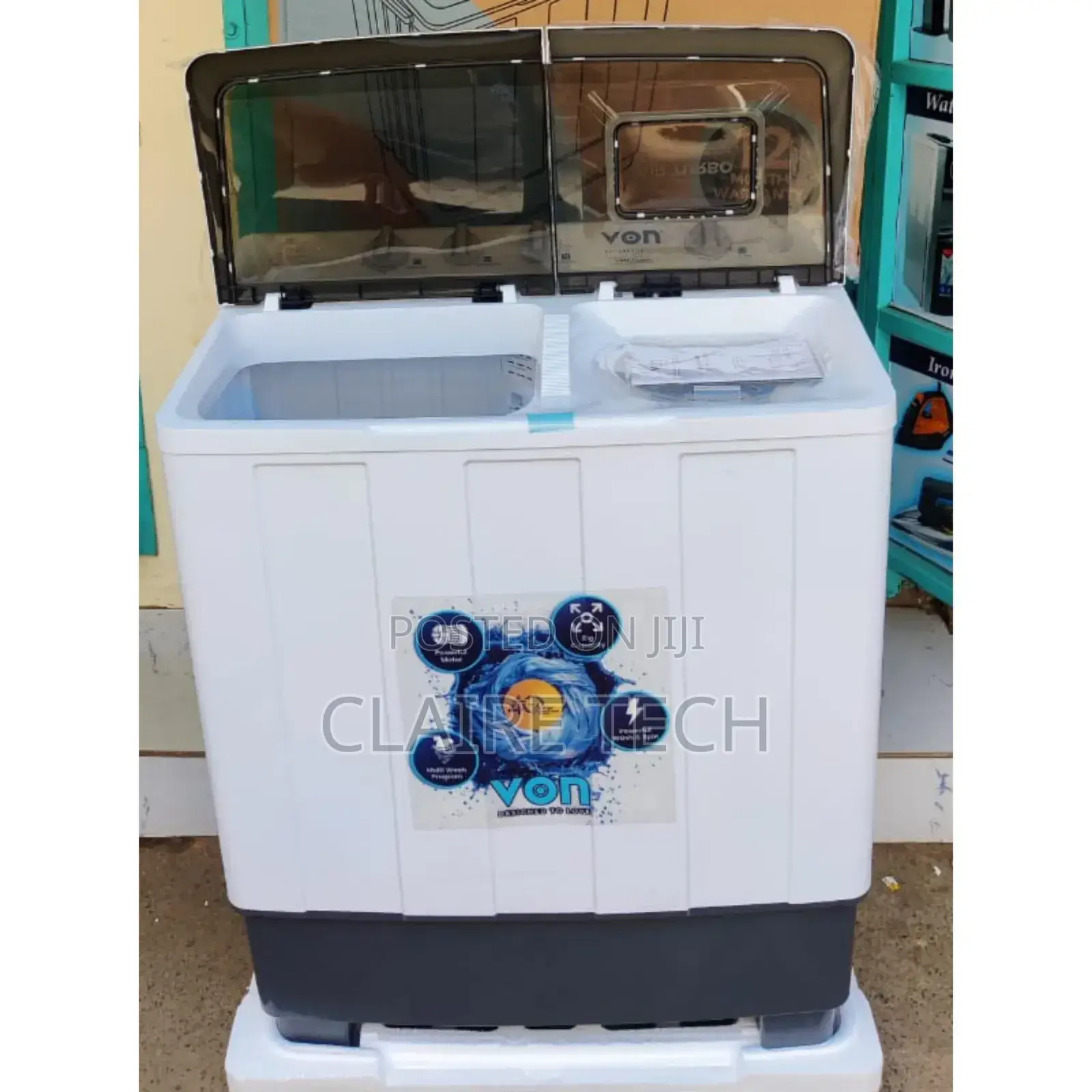 *Von 10kg Washing Machine, Twin Tub